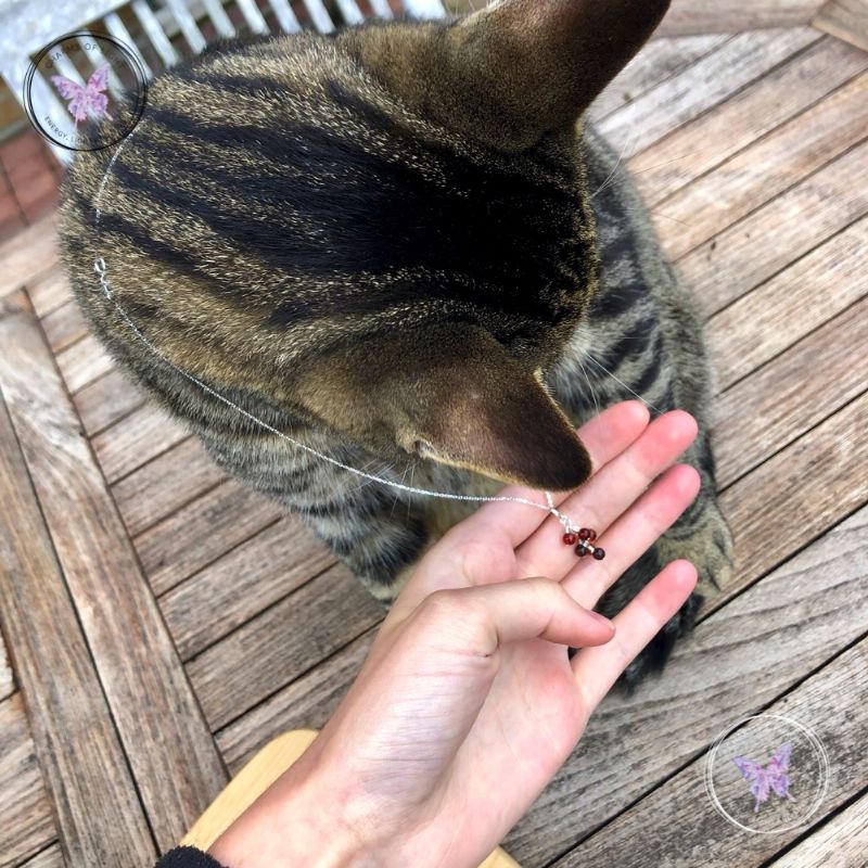 Orange Sardonyx Cluster August Birthstone Necklace